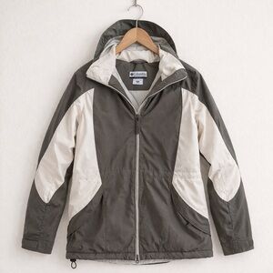 Columbia Brown and White Jacket Small